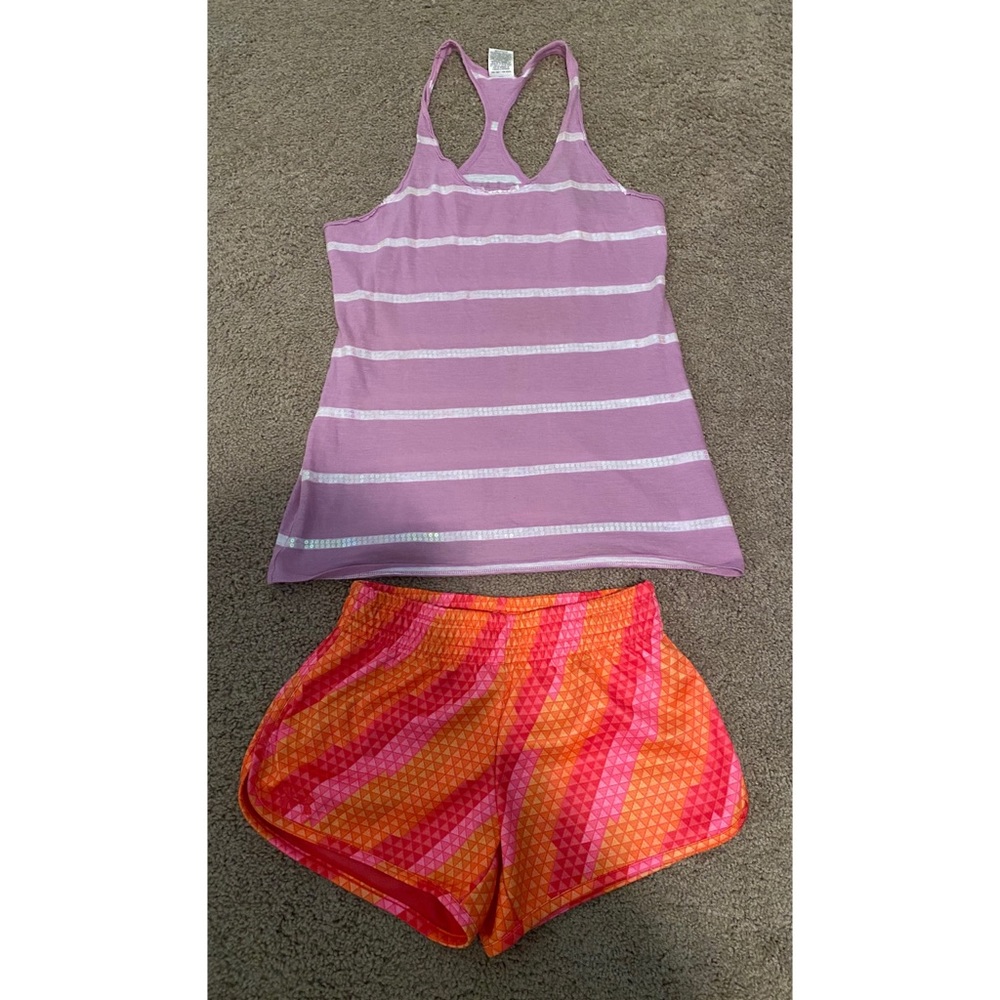 VS Tank and Under Armour Shorts Bundle